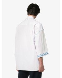 weißes Kurzarmhemd von Haider Ackermann