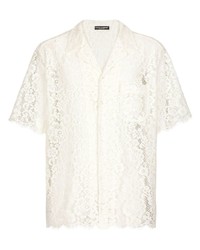 weißes Kurzarmhemd von Dolce & Gabbana