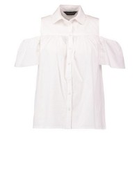 weißes Kurzarmhemd von Dorothy Perkins