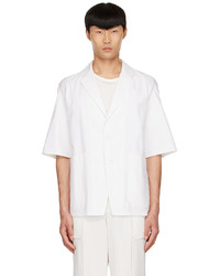 weißes Kurzarmhemd von Ermenegildo Zegna Couture