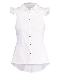 weißes Kurzarmhemd von GUESS