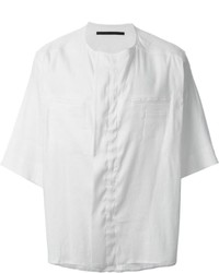 weißes Kurzarmhemd von Haider Ackermann