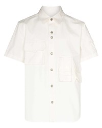 weißes Kurzarmhemd von Helmut Lang