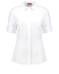 weißes Kurzarmhemd von Hugo Boss