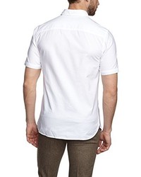 weißes Kurzarmhemd von JACK & JONES PREMIUM