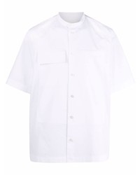 weißes Kurzarmhemd von Jil Sander