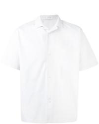 weißes Kurzarmhemd von Jil Sander