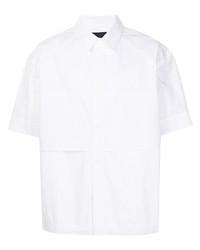 weißes Kurzarmhemd von Juun.J