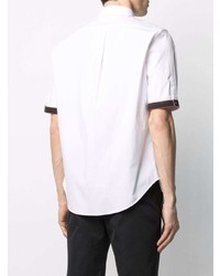 weißes Kurzarmhemd von Alexander McQueen