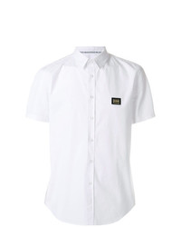 weißes Kurzarmhemd von Love Moschino