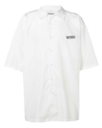 weißes Kurzarmhemd von M1992