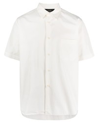 weißes Kurzarmhemd von Maison Flaneur