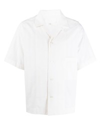 weißes Kurzarmhemd von Maison Margiela
