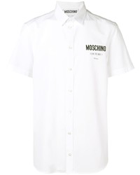 weißes Kurzarmhemd von Moschino
