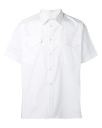 weißes Kurzarmhemd von MSGM