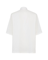 weißes Kurzarmhemd von Fendi