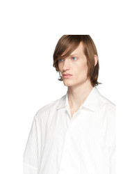 weißes Kurzarmhemd von Ann Demeulemeester