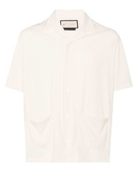 weißes Kurzarmhemd von Prevu