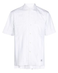 weißes Kurzarmhemd von Sacai