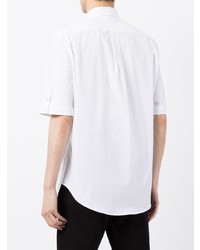 weißes Kurzarmhemd von Alexander McQueen