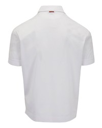 weißes Kurzarmhemd von Zegna