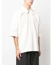 weißes Kurzarmhemd von Jil Sander