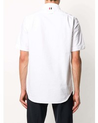 weißes Kurzarmhemd von Thom Browne