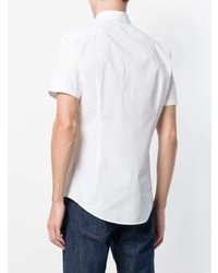 weißes Kurzarmhemd von Love Moschino