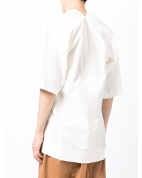 weißes Kurzarmhemd von Rick Owens