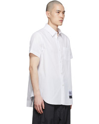 weißes Kurzarmhemd von Fumito Ganryu