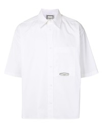weißes Kurzarmhemd von Wooyoungmi