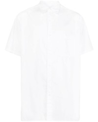 weißes Kurzarmhemd von Yohji Yamamoto