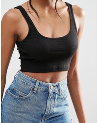 weißes kurzes Oberteil von Asos