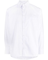 weißes Langarmhemd mit Flicken von Kolor