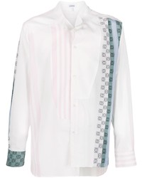 weißes Langarmhemd mit Flicken von Loewe