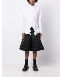 weißes Langarmhemd mit Rüschen von Comme Des Garcons SHIRT