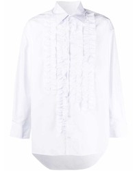 weißes Langarmhemd mit Rüschen von Viktor & Rolf