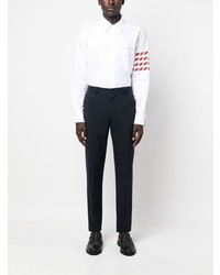 weißes Langarmhemd von Thom Browne