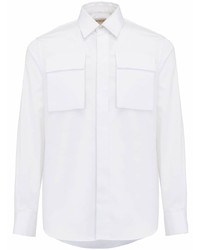 weißes Langarmhemd von Alexander McQueen