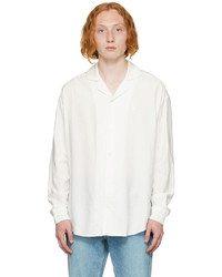 weißes Langarmhemd von AMI Alexandre Mattiussi