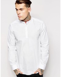 weißes Langarmhemd von Asos