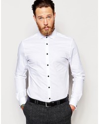 weißes Langarmhemd von Asos