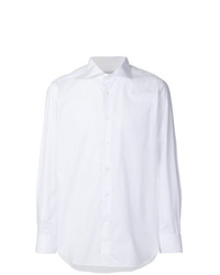 weißes Langarmhemd von Bagutta