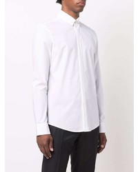 weißes Langarmhemd von Karl Lagerfeld