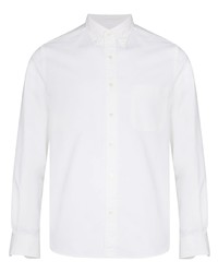 weißes Langarmhemd von Beams Plus