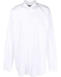 weißes Langarmhemd von Black Comme Des Garçons