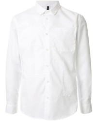 weißes Langarmhemd von Blackbarrett