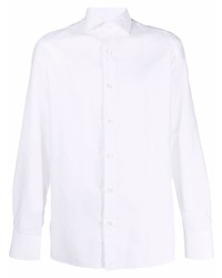 weißes Langarmhemd von Borrelli