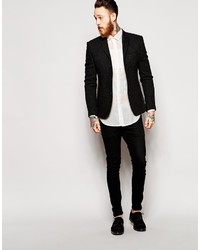 weißes Langarmhemd von Asos