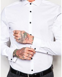 weißes Langarmhemd von Asos